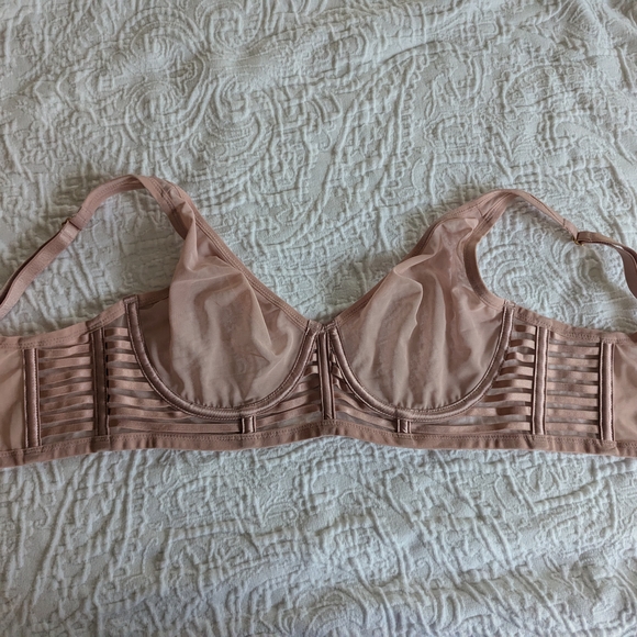 Victoria's Secret Blush Mesh Bralette - Picture 3 of 6